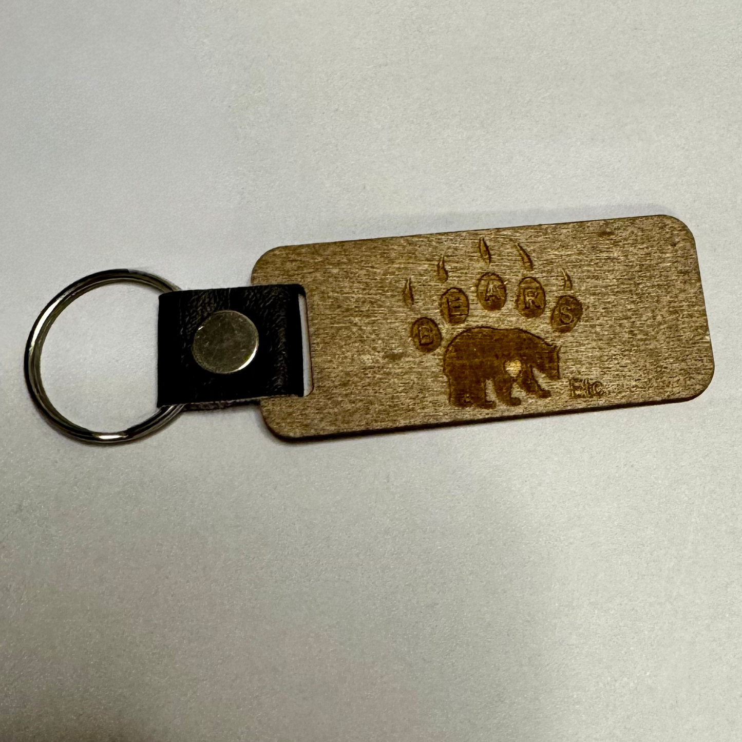 BEARS Etc. Wood Keychain