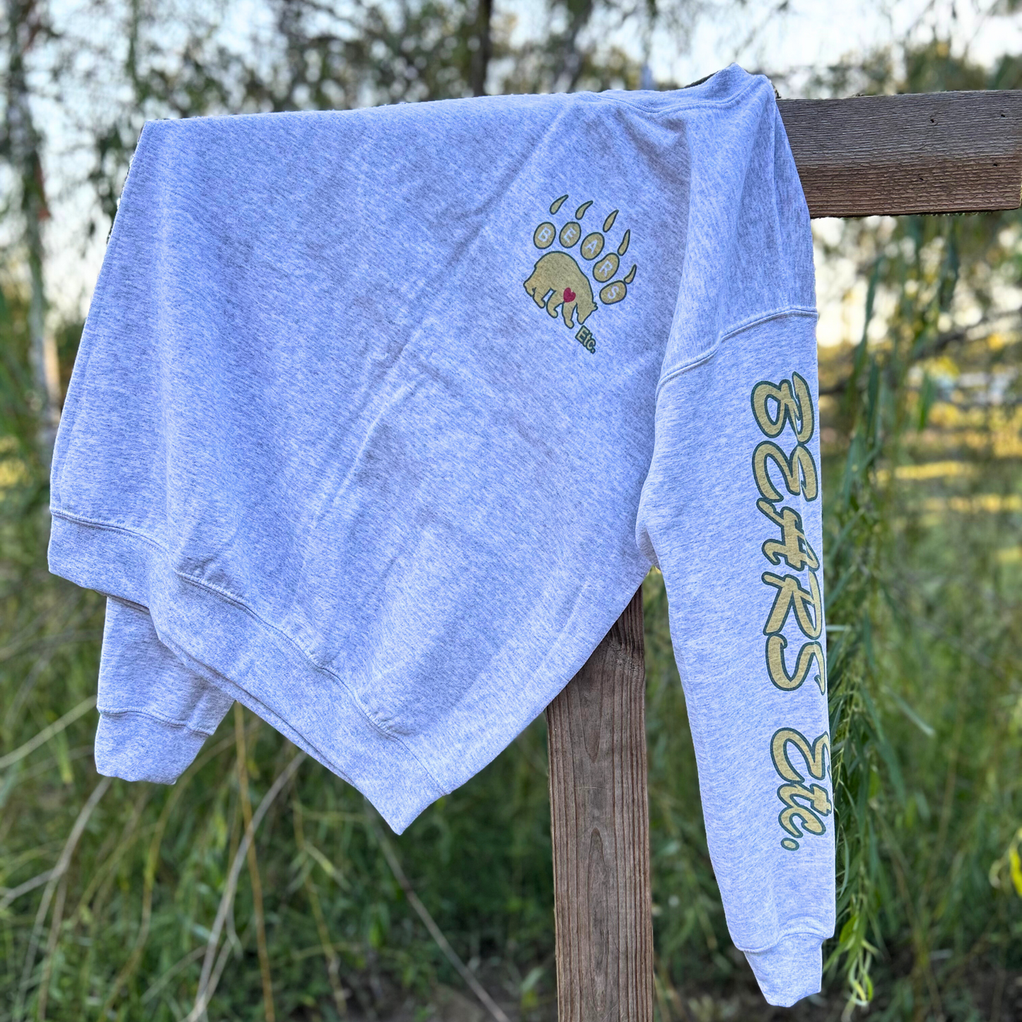 Sunflower Bear - Medium Ash Sweatshirt