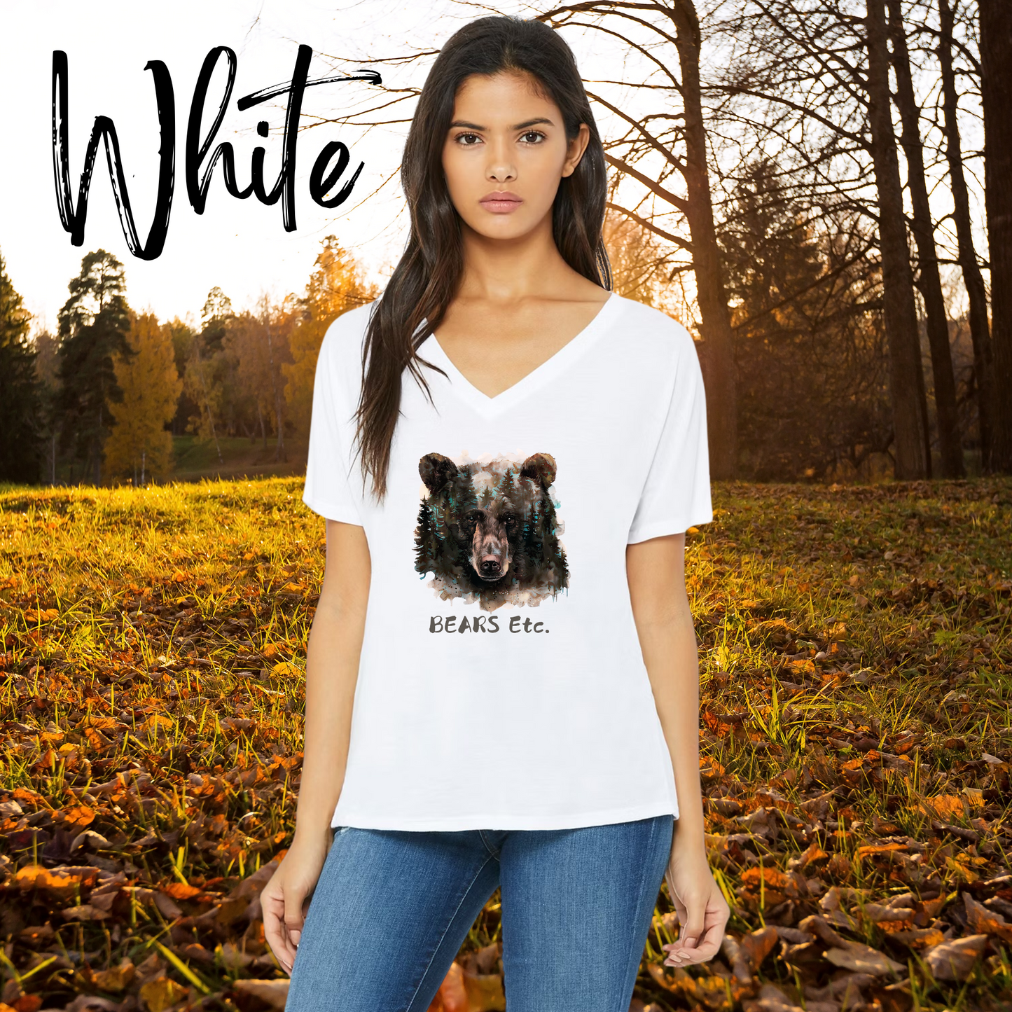 Women’s Slouchy T-shirt Smokey Bear