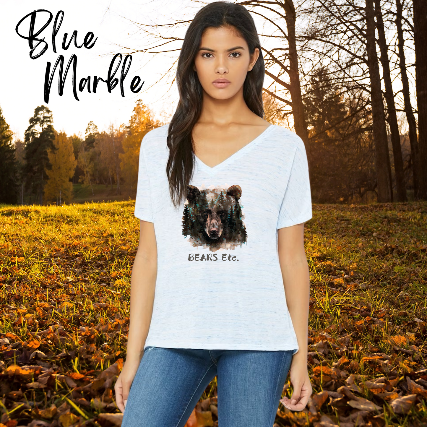 Women’s Slouchy T-shirt Smokey Bear