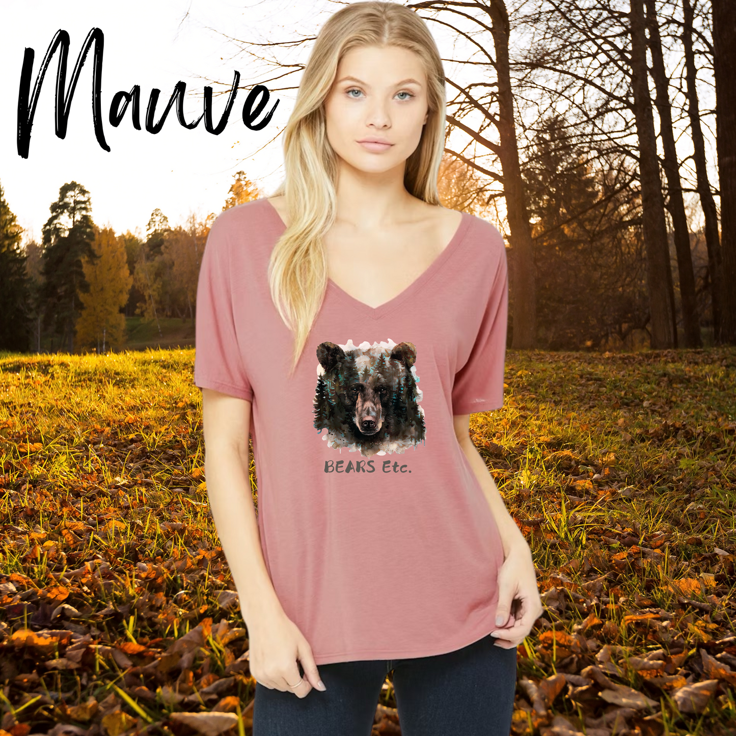 Women’s Slouchy T-shirt Smokey Bear